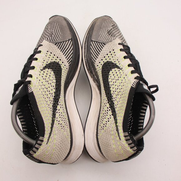 Nike Flyknit Racer 2.0 Running Shoes Men\'s Size 11 Black-White Oreo 526628-012 main image 8